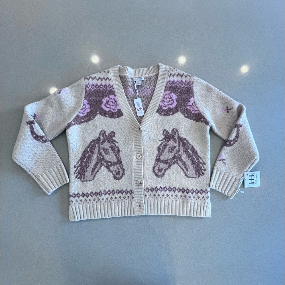 Haute Hippie Horse Floral Horseshoe Cardigan Sz Large
Year of the Horse - Picture 6 of 11